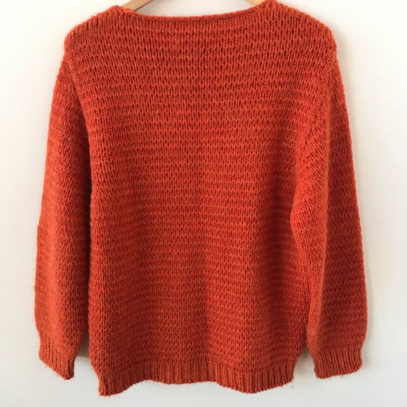 Alpha Studio orange sweater - Picture 8 of 9
